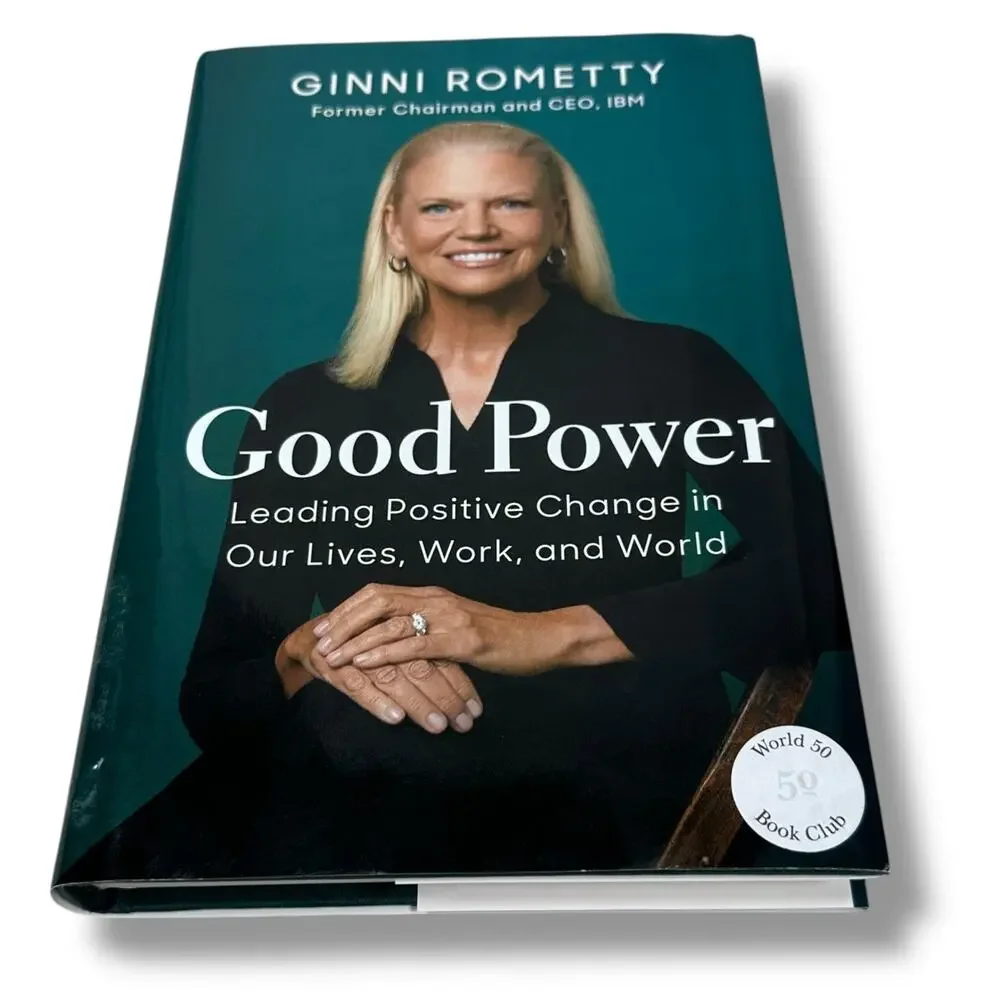 Good‎ Power Leading Positive Change Ginni Rometty Signed 1st Edition Autographed